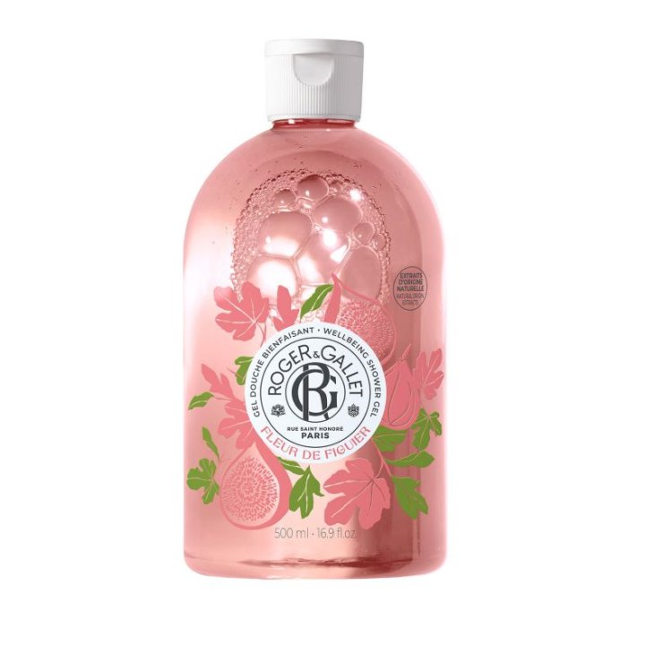 Roger & Gallet Gel Douche Fleur de Figuier - Gel doccia rilassate al profumo di fiori di fico - 500 ml