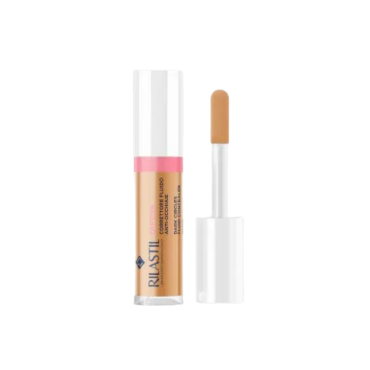 Rilastil Difesa Correttore Fluido Anti-occhiaie - Correttore per pelle sensibile - Colore beige - 5,2 ml