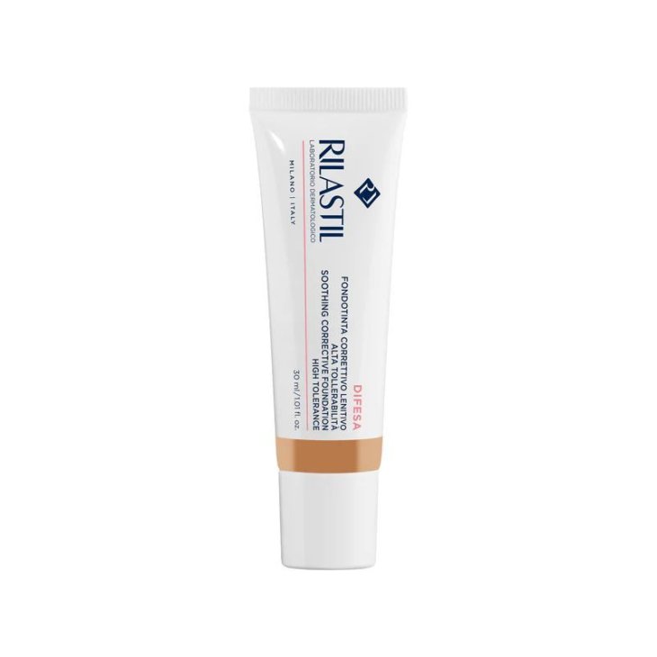 Rilastil Difesa Fondotinta Correttivo Lenitivo Tonalità 02 per Pelli Sensibili 30ml Rilastil Difesa Fondotinta Correttivo Lenitivo Tonalità 02 per Pelli Sensibili 30ml