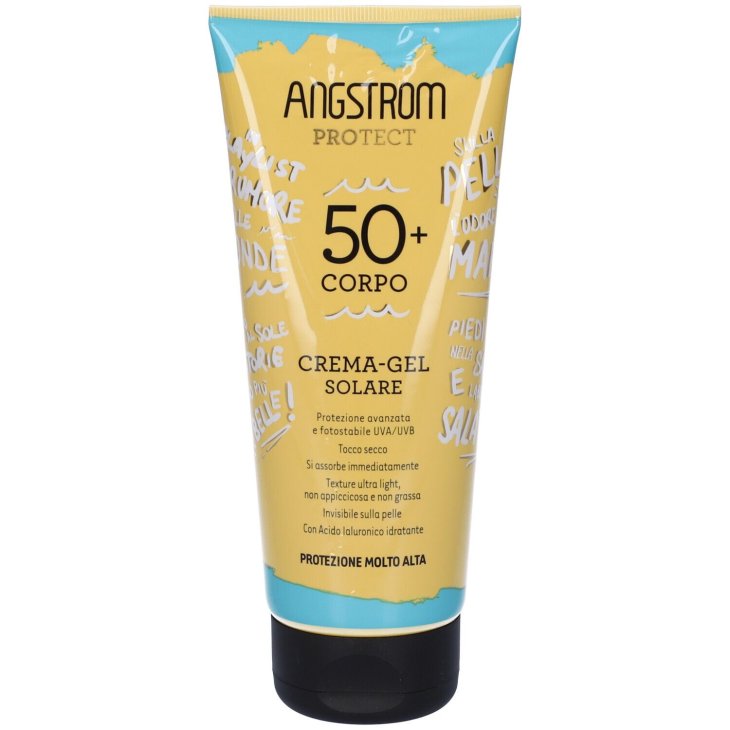 Angstrom Crema Gel Solare SPF50+ - Protezione solare molto alta adatta per il corpo - Limited edition 2025 - 200 ml