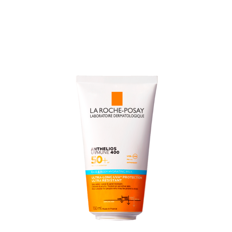 Anthelios Latte idratante UVMUNE400 per viso e corpo SPF50+ - Protezione solare molto alta adatta per viso e corpo - 150 ml Anthelios Latte idratante UVMUNE400 per viso e corpo SPF50+ - Protezione solare molto alta adatta per viso e corpo - 150 ml