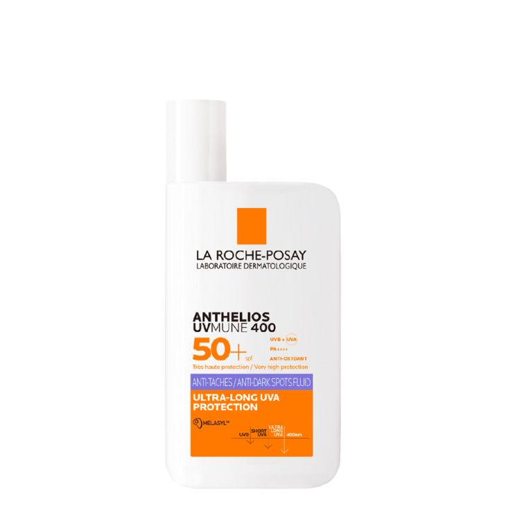 Anthelios Fluido UVMUNE 400 Anti Macchie SPF50+ - Protezione solare uniformante per il viso - 50 ml Anthelios Fluido UVMUNE 400 Anti Macchie SPF50+ - Protezione solare uniformante per il viso - 50 ml