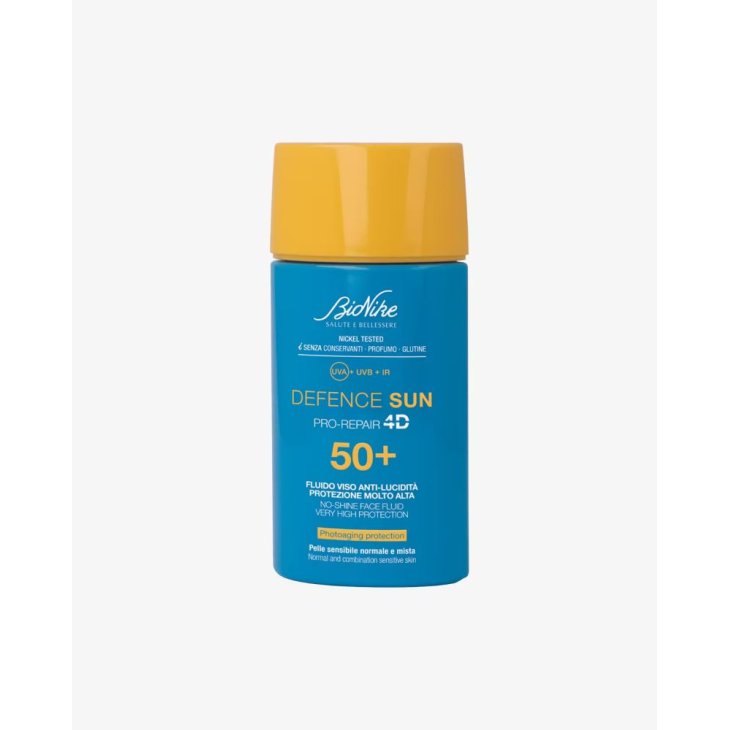 Bionike Defence Sun Fluido Viso Anti Lucidità SPF50+ - Fluido solare per pelle mista - 50 ml