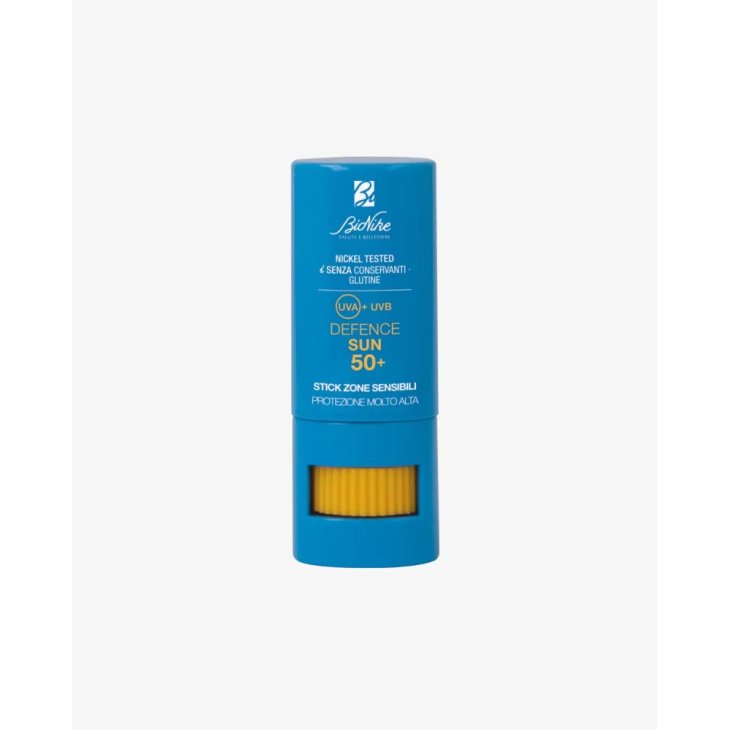 Bionike Defence Sun Stick zone sensibili SPF50+ - Stick solare labbra e zone sensibili - 9 ml
