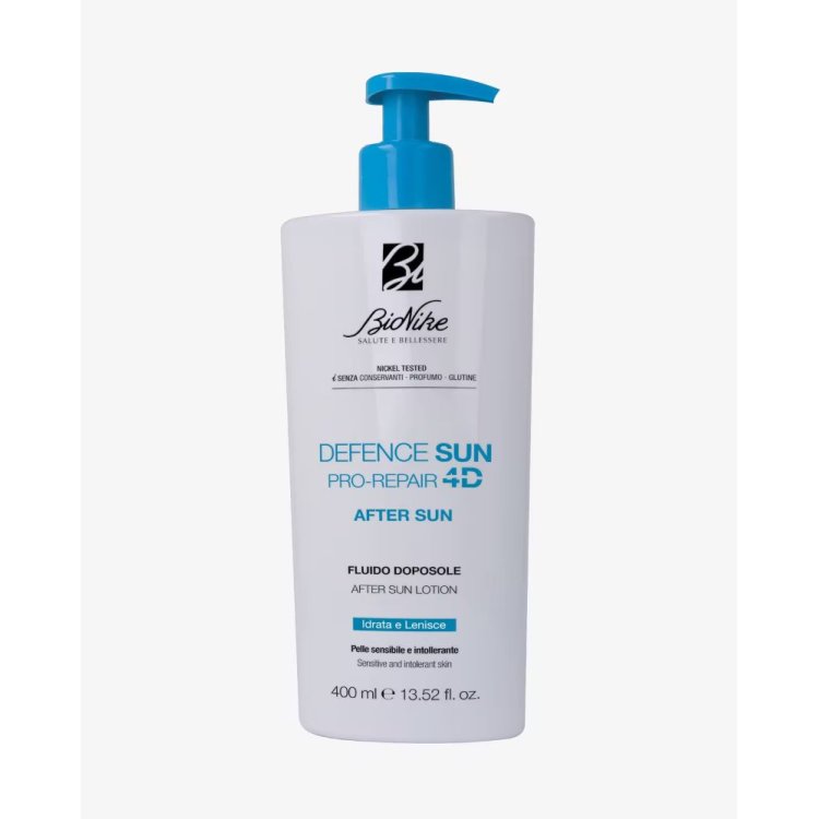 Bionike Defence Sun Doposole Idratante - Fluido idratante doposole per viso e corpo - 400 ml