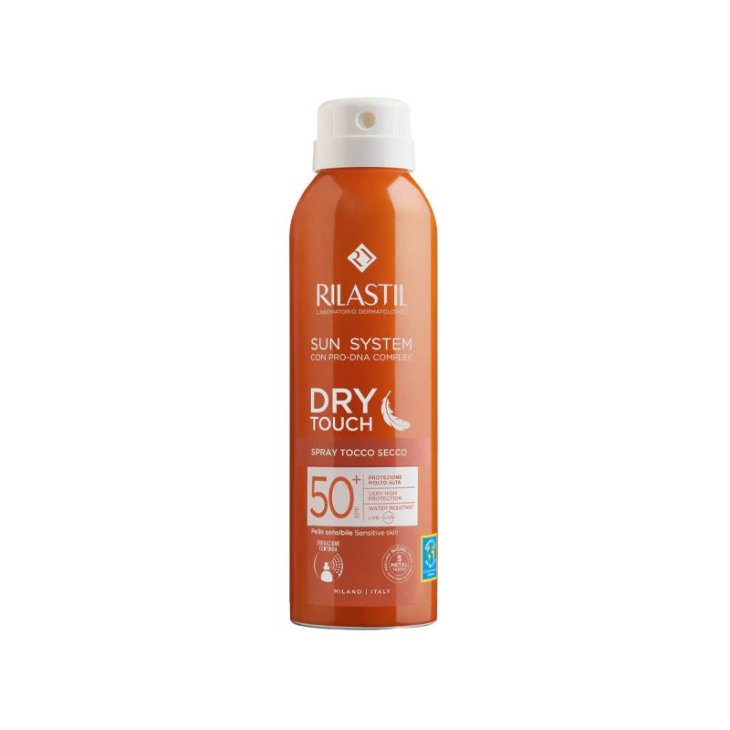 Rilastil Sun System Spray Corpo Dry Touch SPF50+ - Protezione solare molto alta per il corpo tocco secco - 200 ml Rilastil Sun System Spray Corpo Dry Touch SPF50+ - Protezione solare molto alta per il corpo tocco secco - 200 ml