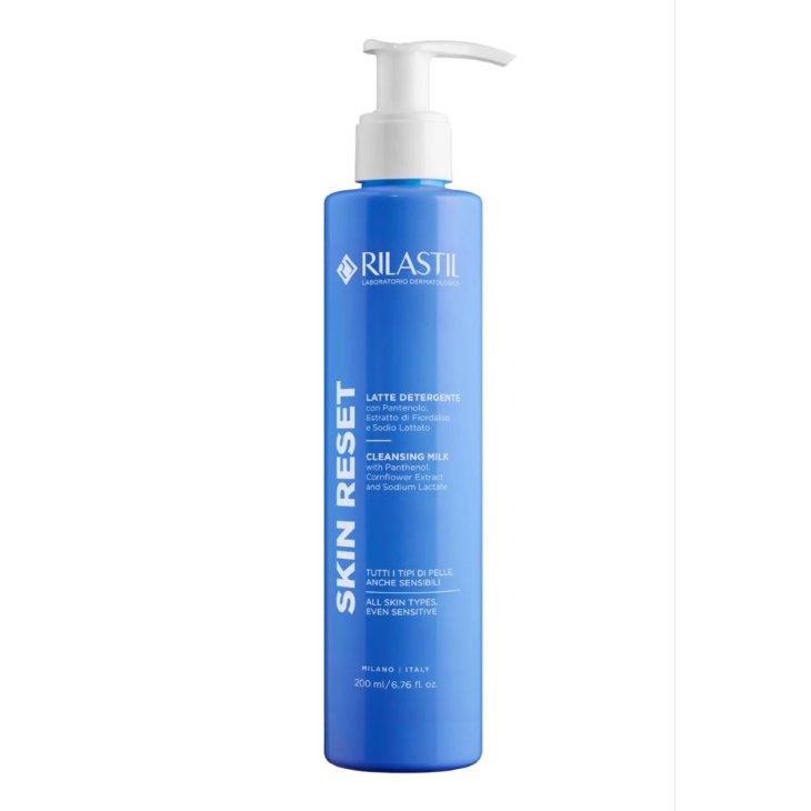 Rilastil Skin Reset Latte Detergente - Latte detergente idratante e lenitivo - 200 ml