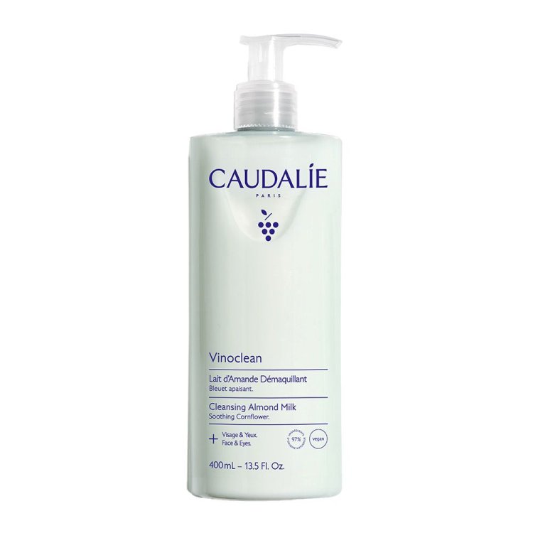 Caudalie Vinoclean Latte di Mandorla Struccante - Adatto anche per pelle sensibile - 400 ml Caudalie Vinoclean Latte di Mandorla Struccante - Adatto anche per pelle sensibile - 400 ml