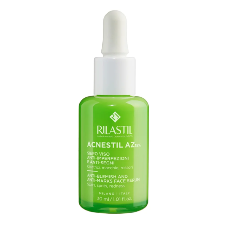 Rilastil Acnestil Az 15% Siero - Siero viso anti-imperfezioni e anti-segni - 30 ml