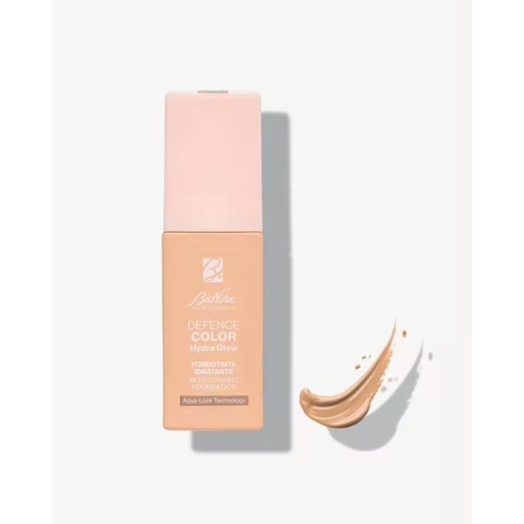 Bionike Defence Color Hydra Glow Fondotinta SPF15 03 - Fondotinta idratante effetto glow - Tonalità Sand - 30 ml