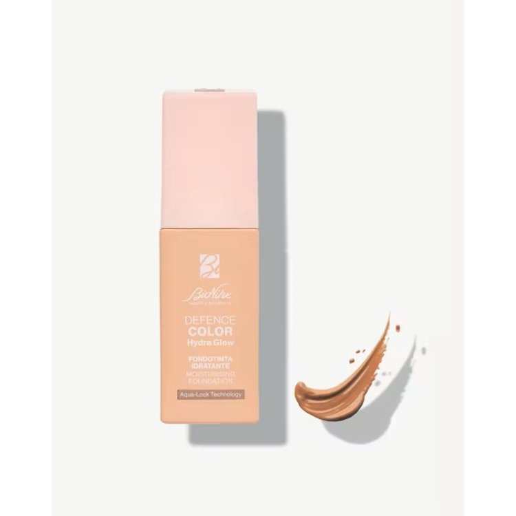 Bionike Defence Color Hydra Glow Fondotinta SPF15 05 - Fondotinta idratante effetto glow - Tonalità Honey - 30 ml