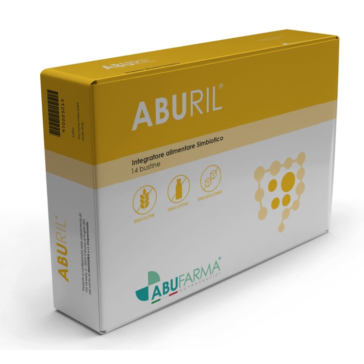 Abufarma Aburil Integratore Alimentare per Flora Intestinale 14 Bustine