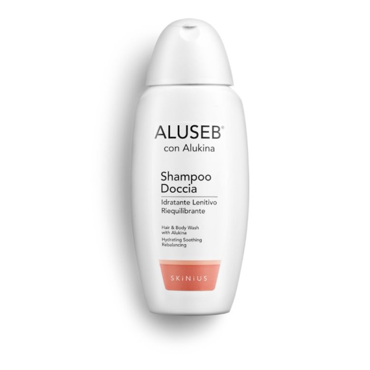 Aluseb Shampoo Doccia - Detergente quotidiano viso, corpo e capelli per dermatite seborroica - 125 ml