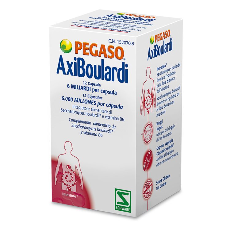 AxiBoulardi Pegaso - Integratore per l'equilibrio della flora batterica intestinale - 30 capsule