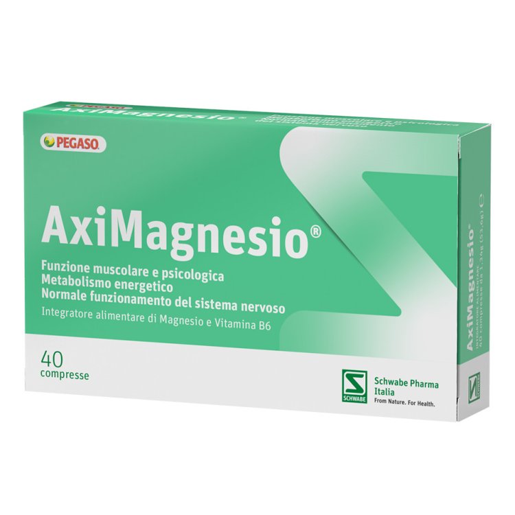 AxiMagnesio - Integratore alimentare per stanchezza fisica ed affaticamento - 40 compresse