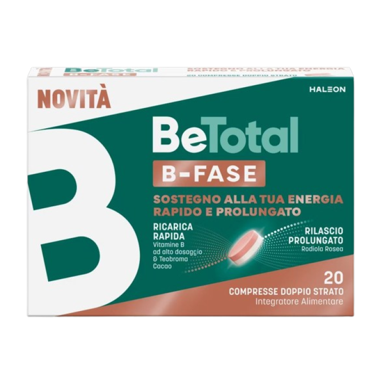 BeTotal B Fase - Integratore tonico per un rapido sostegno in caso di stanchezza - 20 compresse