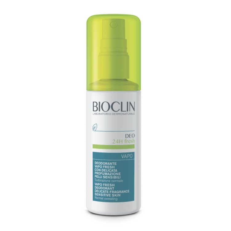 Bioclin Deo 24H Fresh - Deodorante spray vapo per sudorazione normale - Con delicata profumazione - 100 ml