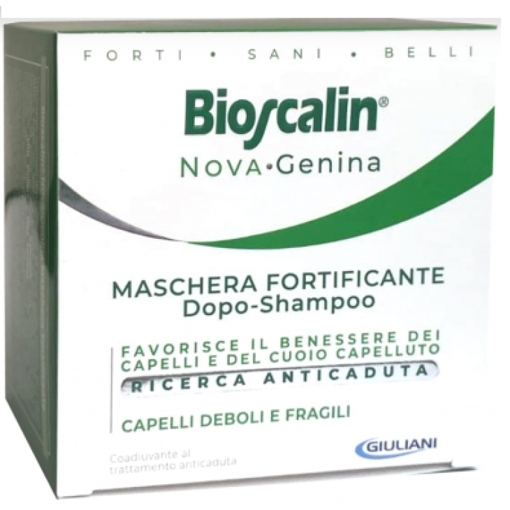Bioscalin NovaGenina Maschera Rivitalizzante e Fortificante - Ideale per capelli fragili e tendenti alla caduta - 200 ml