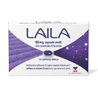Laila - Contro ansia lieve e disturbi del sonno - 14 Capsule Molli
