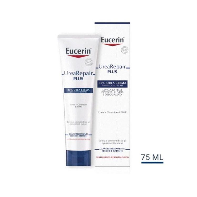 Eucerin UreaRepair Plus 30% Crema - Crema idratante per zone secche e ispessite - 75 ml Eucerin UreaRepair Plus 30% Crema - Crema idratante per zone secche e ispessite - 75 ml