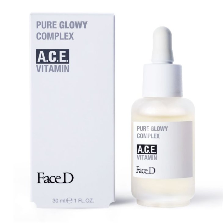 FaceD Pure Glowy Complex A.C.E. Vitamin - Effetto illuminante, idratante ed antiage - 30 ml