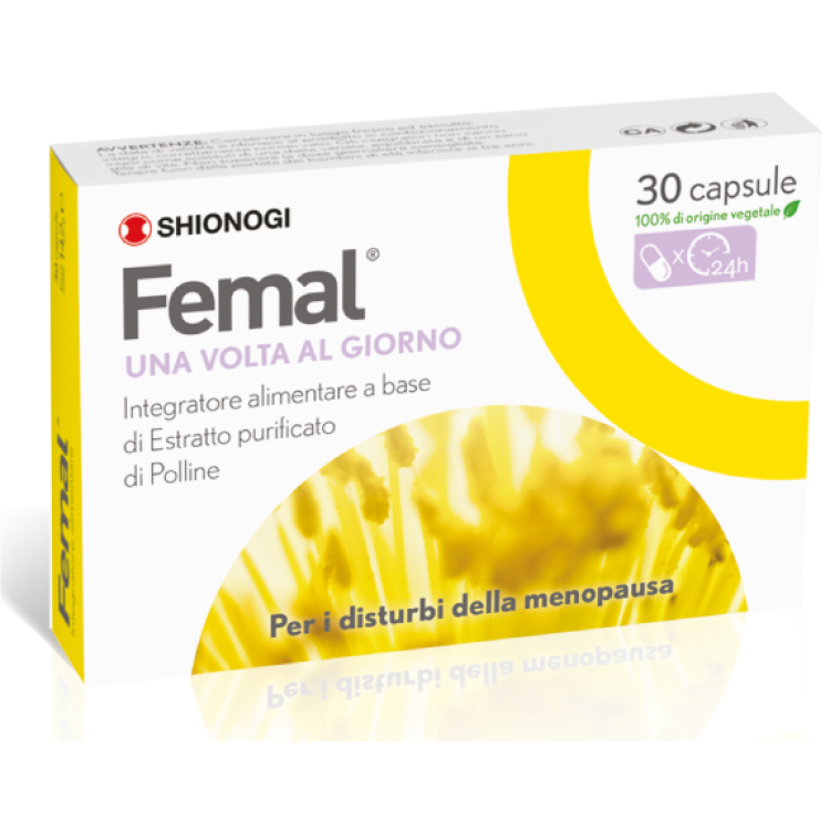 Femal - Integratore per i disturbi della menopausa - 30 Capsule