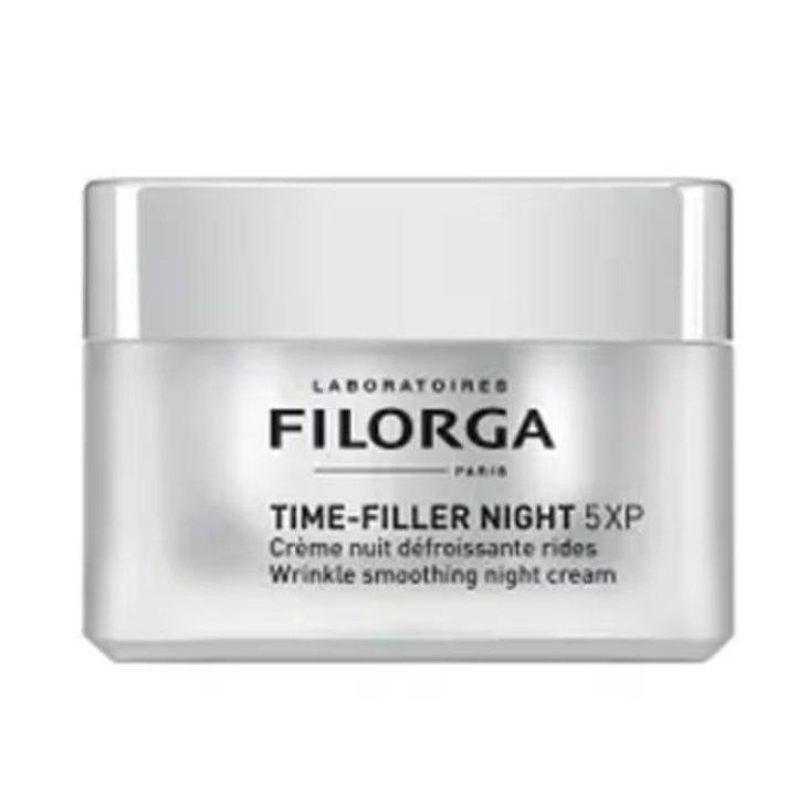 Filorga Time Filler Night 5 Xp - Crema notte correttiva per 5 tipi di rughe di viso e collo - 50 ml