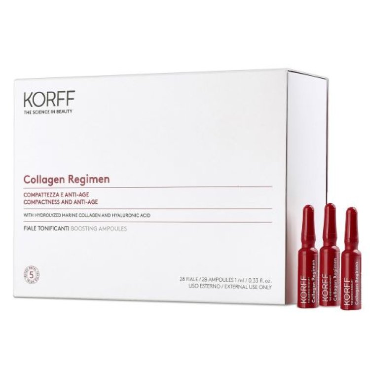Korff Collagen Age Filler Fiale Tonificanti 28 giorni - Trattamento antietà effetto filler - 28 fiale