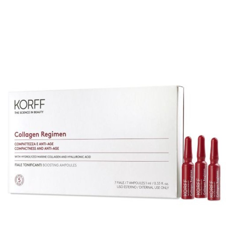 Korff Collagen Age Filler Fiale Tonificanti 7 giorni - Trattamento antietà effetto filler - 7 fiale
