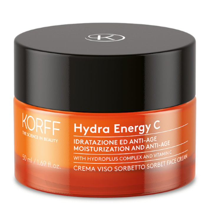 Korff Hydra Energy C Crema Viso Sorbetto - Crema viso per pelle secca e molto secca - 50 ml