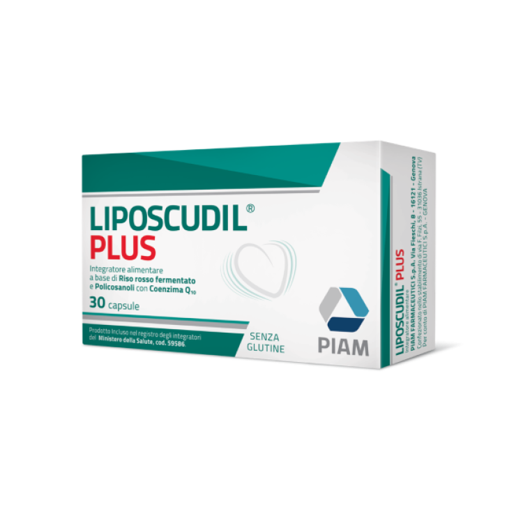 LIPOSCUDIL PLUS - Integratore per il controllo del colesterolo - 30 capsule