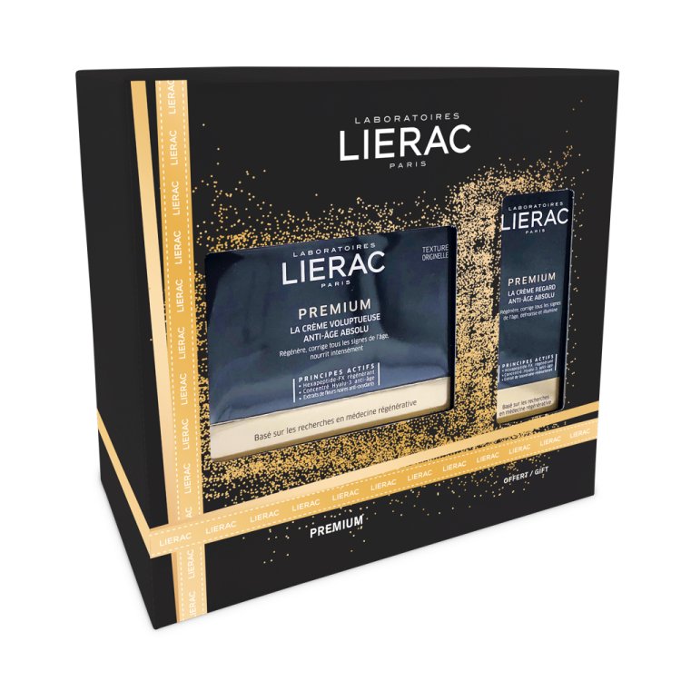 Lierac Cofanetto Premium Voluptueuse - Crema ricca anti-età globale 50 ml + Creme Regard occhi anti-età globale 15 ml