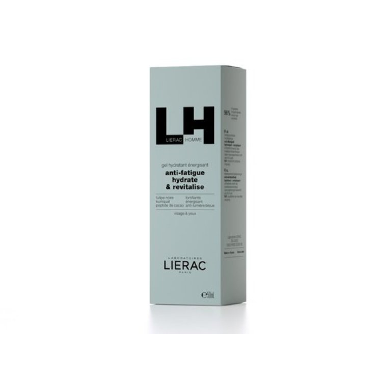 Lierac Homme Gel Idratante Energizzante - Gel viso ad effetto anti fatica - 50 ml
