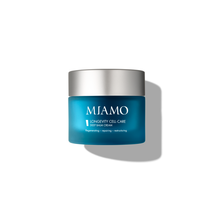 Miamo Longevity Cell Care Deep Balm Cream - Crema viso antietà rigenerante per pelle normale e secca - 50 ml