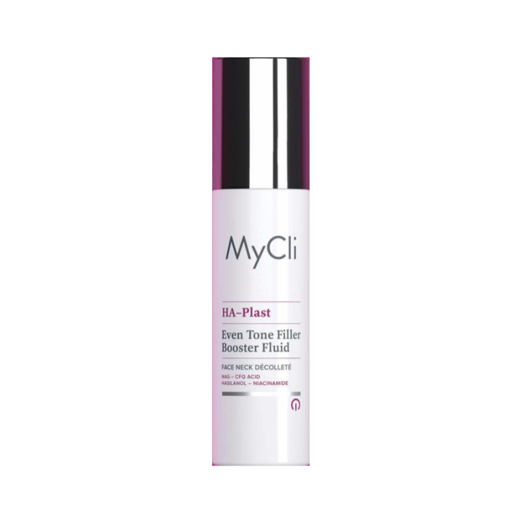 Mycli Ha-Plast Fluido Uniformante - Fluido antirughe effetto booster per viso, collo e decolletè - 50 ml