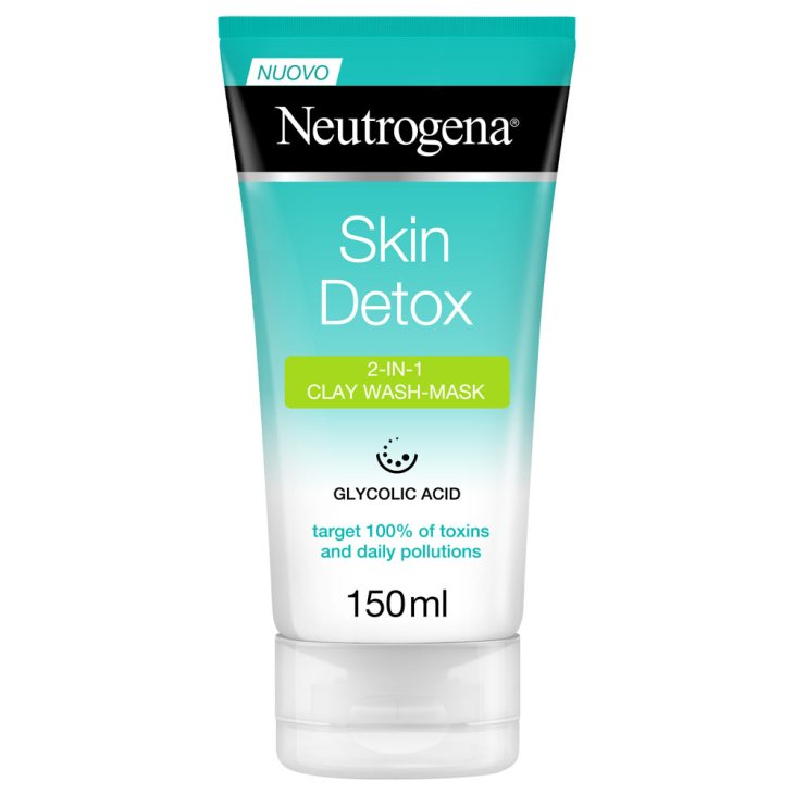 Neutrogena Skin Detox Maschera Purificante all' Argilla - Anti sebo ed impurità - 150 ml