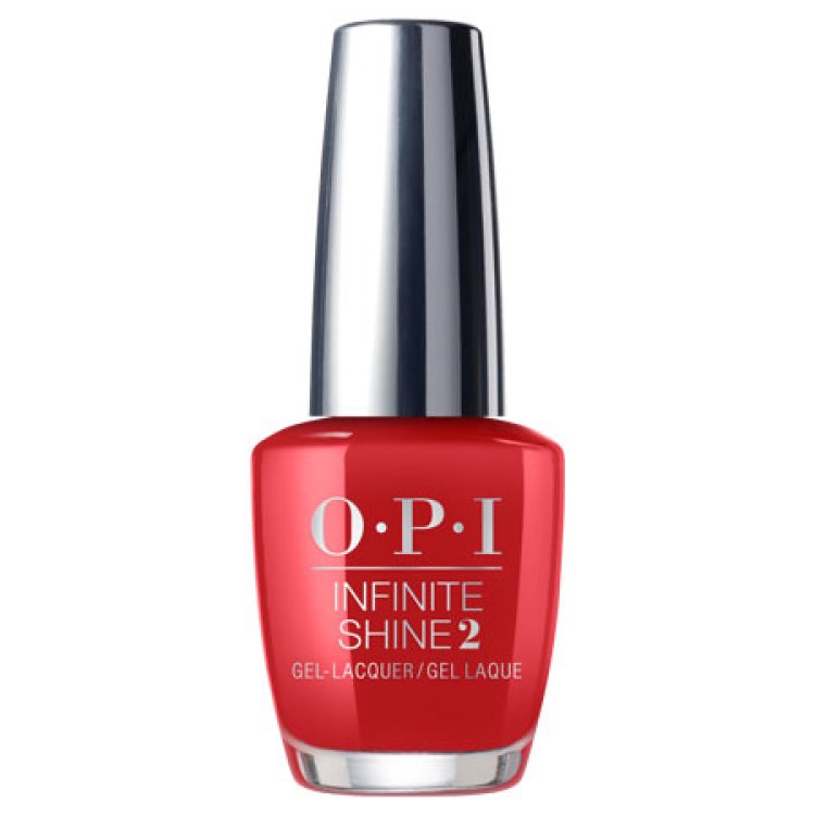 Opi Infinite Shine N25 Big Apple Red - Smalto effetto gel lunga durata