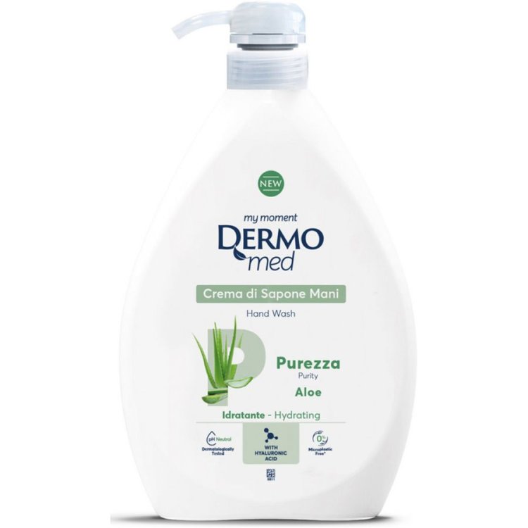 Dermomed Crema di Sapone Aloe Detergente Mani 1000ml
