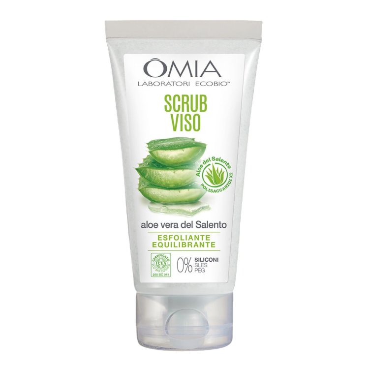 Omia Laboratori Scrub Viso Aloe Vera Del Salento Esfoliante Purificante 75 ml Omia Laboratori Scrub Viso Aloe Vera Del Salento Esfoliante Purificante 75 ml