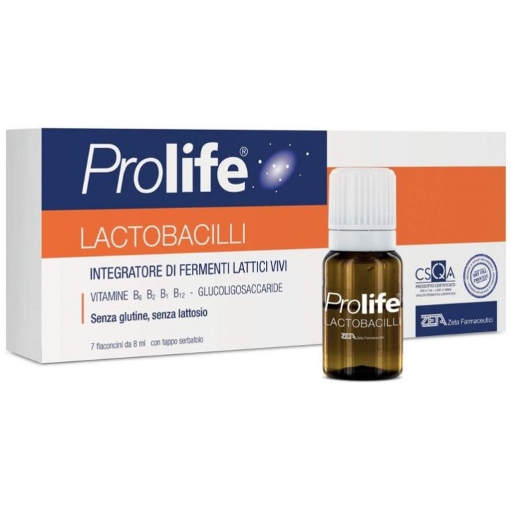 Prolife Lactobacilli - Integratore per l'equilibrio della flora batterica intestinale - 7 flaconcini