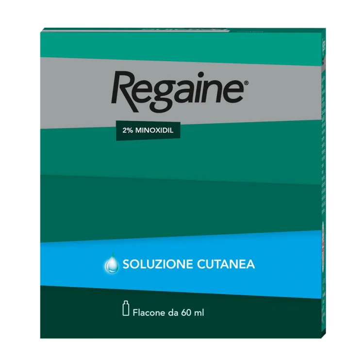 Regaine 2% - Soluzione cutanea per l'alopecia androgenica - Flacone 60 ml