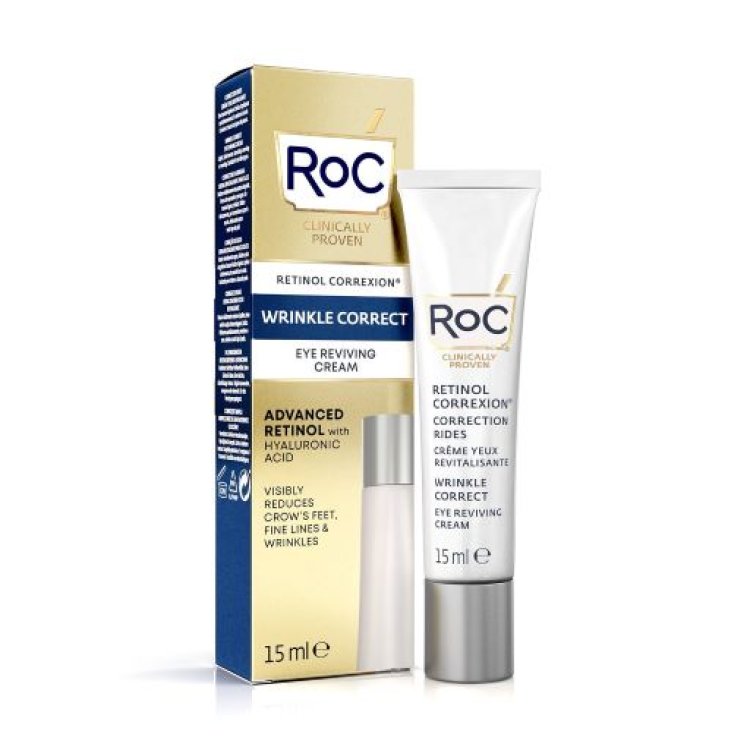 Roc Retinol Correxion Wrinkle Correct Crema Occhi Rivitalizzante - Contorno occhi antirughe - 15 ml