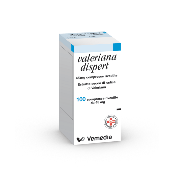 Valeriana Dispert 45mg - 100 Compresse Rivestite Valeriana Dispert 45mg - 100 Compresse Rivestite