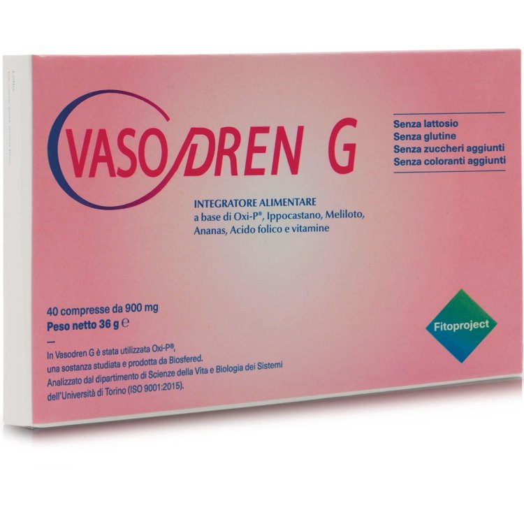 Vasodren G 40 Compresse 500 mg