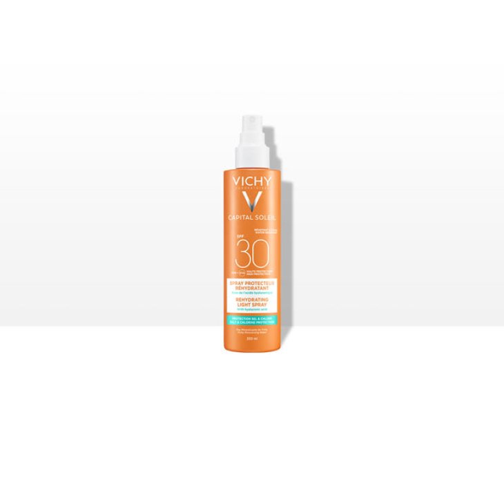 Vichy Capital Soleil Spray Anti Disidratazione SPF30 - Protezione solare idratante corpo - 200 ml