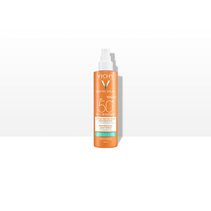 Vichy Capital Soleil Spray Anti Disidratazione SPF50+ - Protezione solare idratante corpo - 200 ml