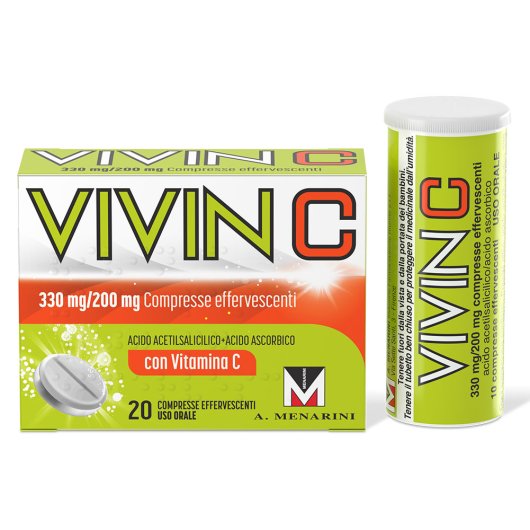 Vivin C 20 Compresse Effervescenti 330mg+200mg