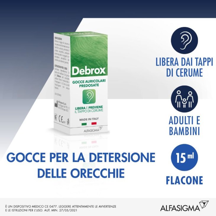 Debrox Gocce - Per liberare le orecchie dai tappi di cerume - 15 ml