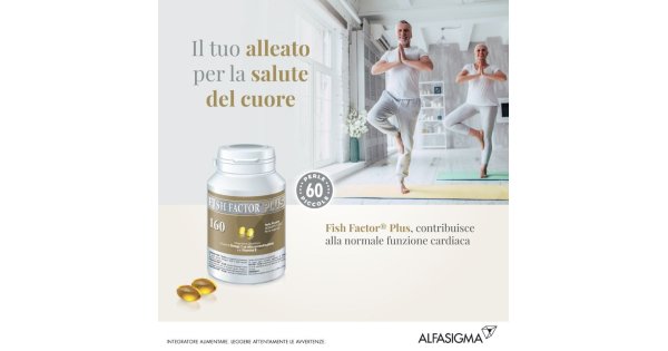 Fish Factor Plus - Integratore per la funzionalità cardiaca - 160 perle  Piccole | Farmacia Guacci