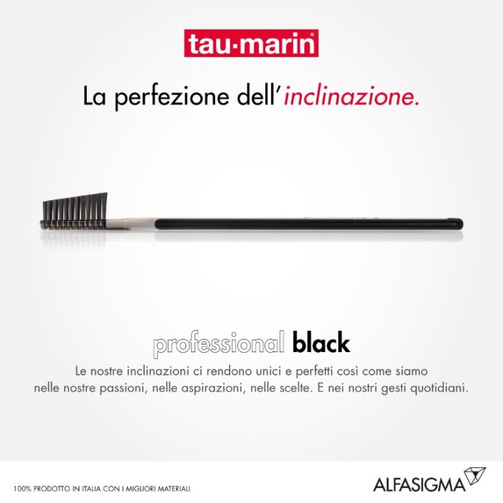 Taumarin Spazzolino Professional Black Antibatterico - Spazzolino anti macchia al carbone attivo